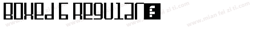 Boxed 6 Regular字体转换